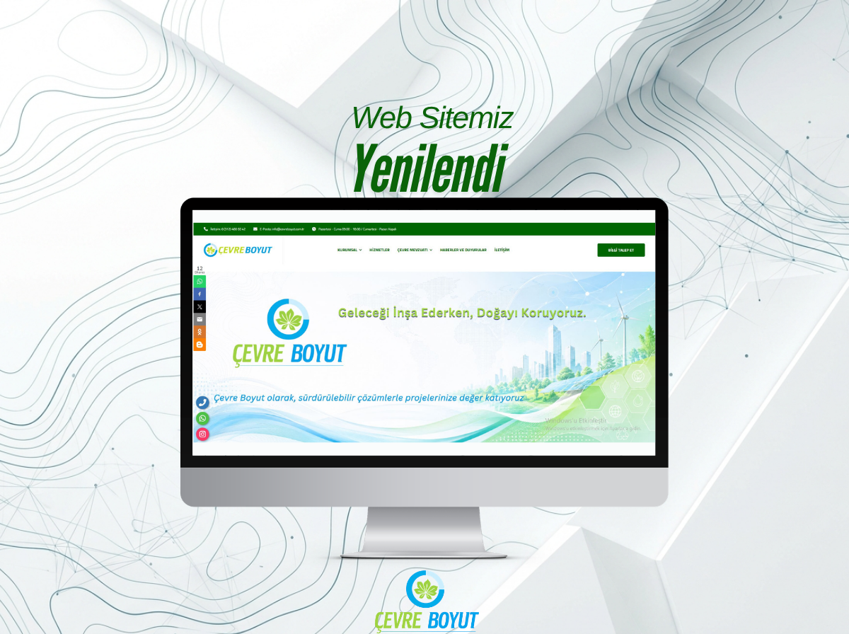 Çevre Boyut Web Sitesi Yenilendi